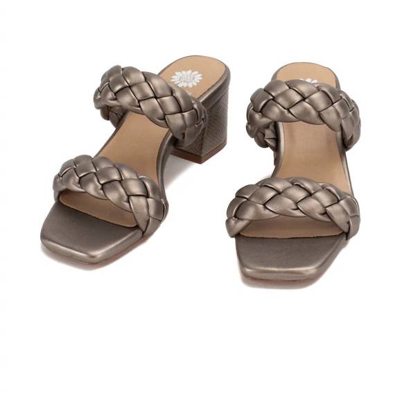 NEW YELLOWBOX women's carlen heel sandals in bronze - Picture 3 of 5